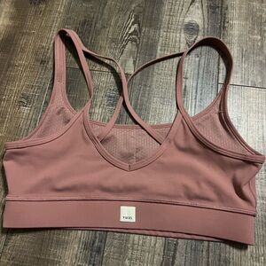 Vuori Women's Dusty Rose Strappy Sports Bra